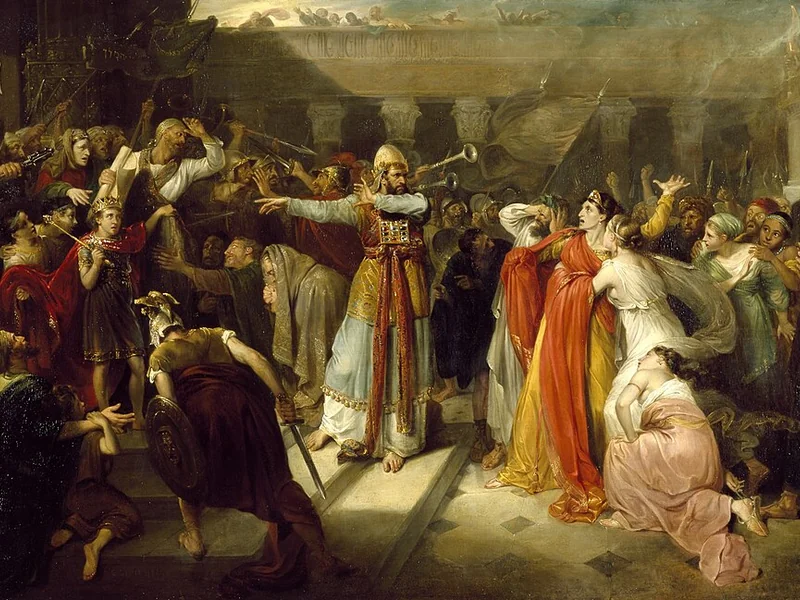 1772-Edward Bird - Proclamazione di Joash King - Royal Academy of Arts